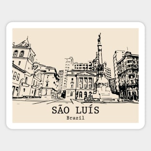 São Luís - Brazil Magnet